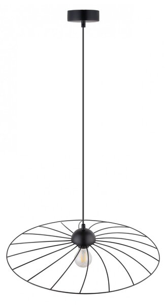 SIGMA Závěsné designové svítidlo PANAMA, 1xE27, 60W, kulaté, černé 32414