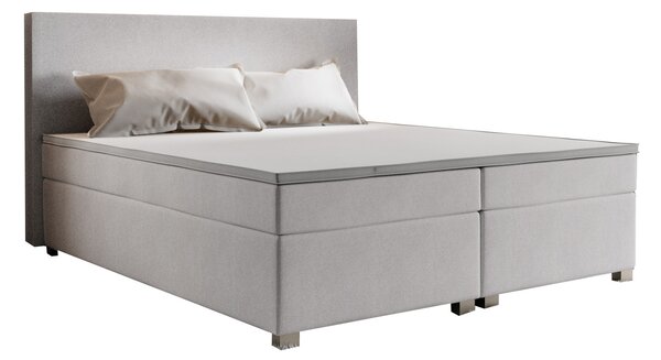 Manželská postel Boxspring 140 cm Simon (béžová) (s matrací, bez úložného prostoru). 1047324