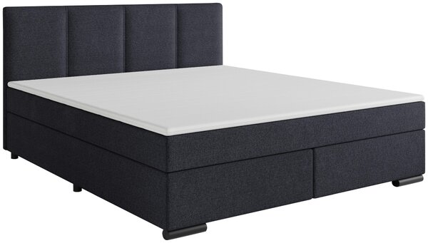 POSTEL BOXSPRING, 160/200 cm, antracitová MID.YOU - Manželské postele, Online Only