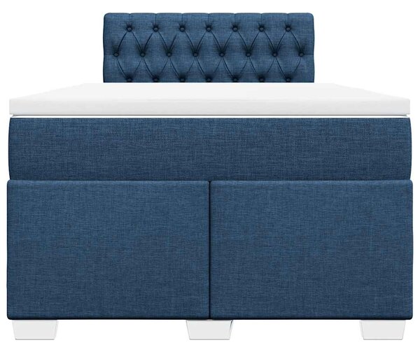 Box spring postel s matrací černá 120x190 cm textil 3285840