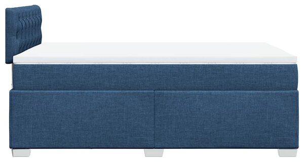 Box spring postel s matrací černá 120x190 cm textil 3285840