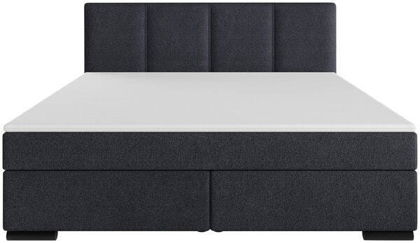 POSTEL BOXSPRING, 160/200 cm, antracitová MID.YOU - Manželské postele, Online Only