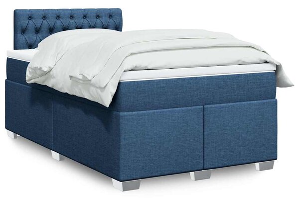 Box spring postel s matrací černá 120x190 cm textil 3285840