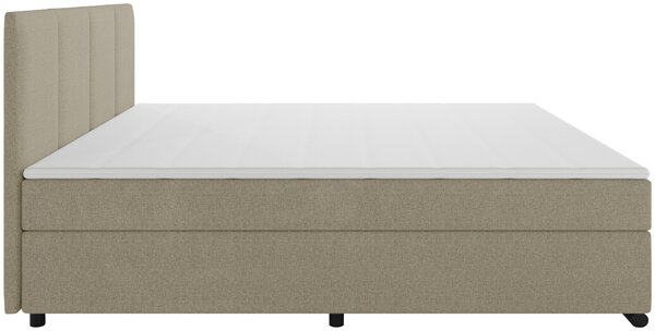 POSTEL BOXSPRING, 160/200 cm, béžová MID.YOU - Manželské postele, Online Only