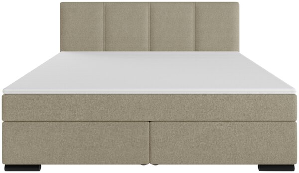 POSTEL BOXSPRING, 160/200 cm, béžová MID.YOU - Manželské postele, Online Only