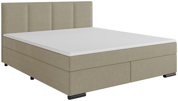 POSTEL BOXSPRING, 160/200 cm, béžová MID.YOU - Manželské postele, Online Only
