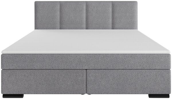 POSTEL BOXSPRING, 160/200 cm, světle šedá MID.YOU - Manželské postele, Online Only