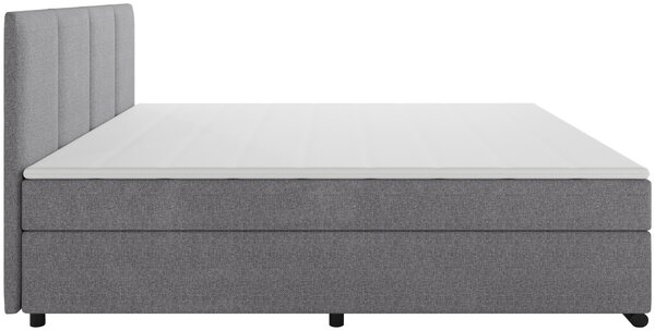 POSTEL BOXSPRING, 160/200 cm, světle šedá MID.YOU - Manželské postele, Online Only