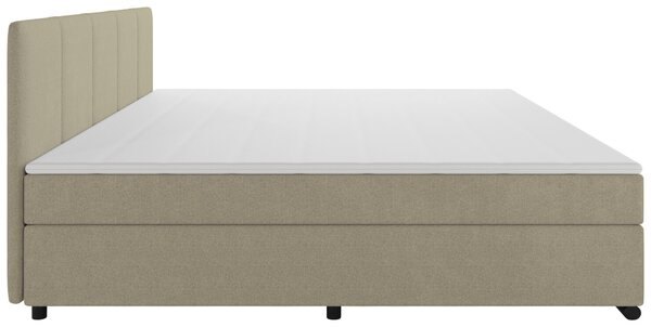 POSTEL BOXSPRING, 240/200 cm, béžová MID.YOU - Manželské postele, Online Only