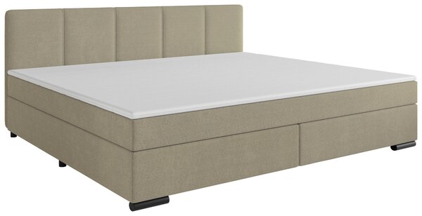 POSTEL BOXSPRING, 240/200 cm, béžová MID.YOU - Manželské postele, Online Only