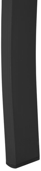 Outsunny zahradní lavička pro 2 osoby s nosností 240 kg - venkovní a vnitřní nábytek 127 x 58 x 82 cm černá | Aosom
