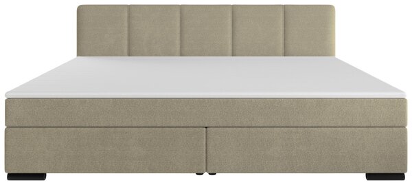 POSTEL BOXSPRING, 240/200 cm, béžová MID.YOU - Manželské postele, Online Only