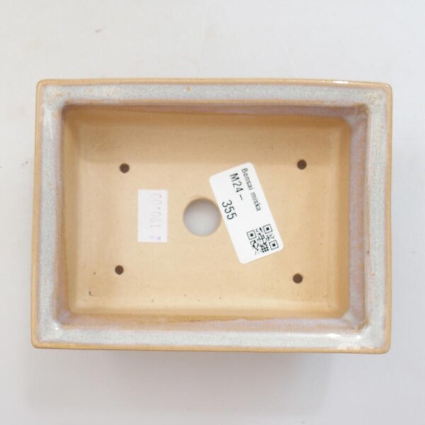 E-bonsai Keramická bonsai miska 13 x 10 x 4 cm šedá