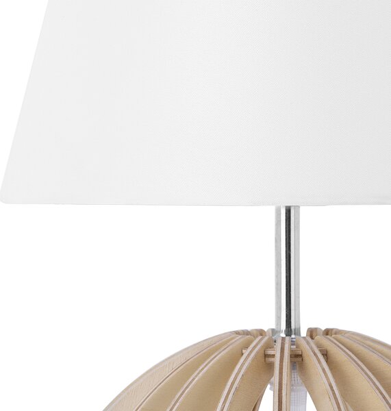 Stolní lampa SAMO Hnědá/Bílá