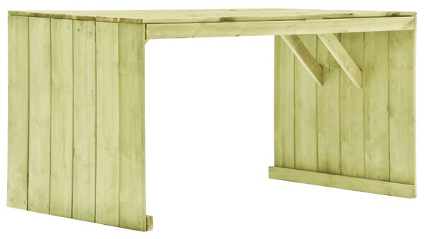 Zahradní stůl 150 x 87 x 80 cm impregnované borové dřevo