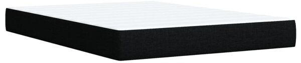 Box spring postel s matrací černá 140 x 190 cm textil 3285885