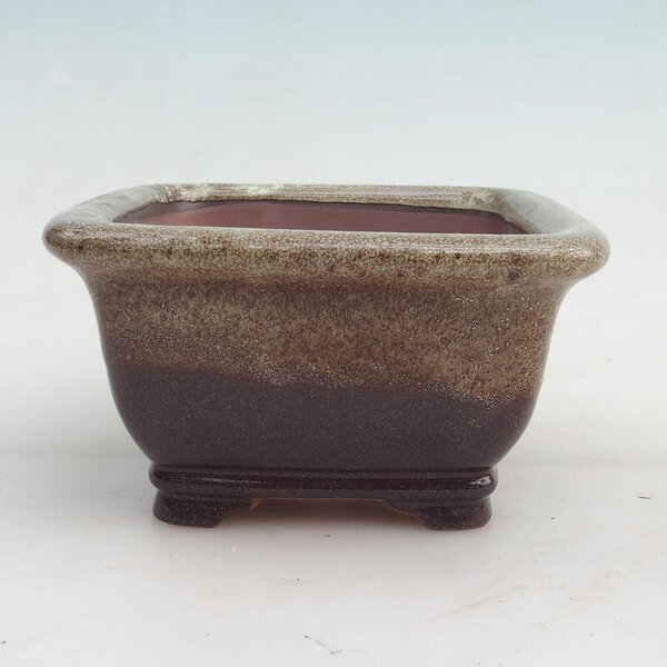 E-bonsai Bonsai miska 14 x 14 x 8 cm vínovohnědá