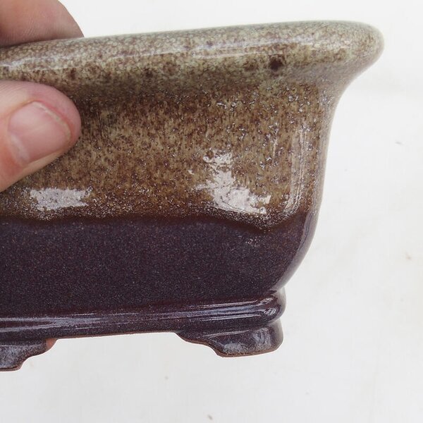 E-bonsai Bonsai miska 14 x 14 x 8 cm vínovohnědá