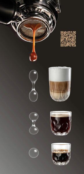 SADA SKLENIC NA ESPRESSO Leonardo