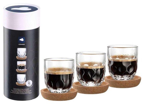 SADA SKLENIC NA ESPRESSO Leonardo