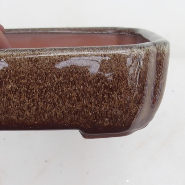 E-bonsai Bonsai miska 15 x 13 x 5 cm hnědá