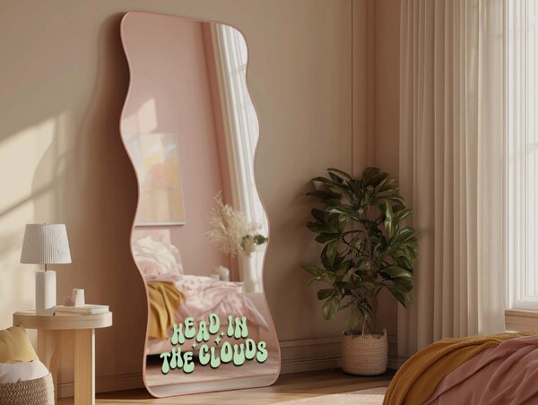 Samolepka na zrcadlo S7 – Head in the clouds
