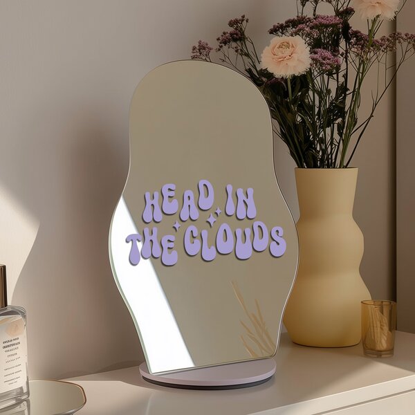 Samolepka na zrcadlo S7 – Head in the clouds