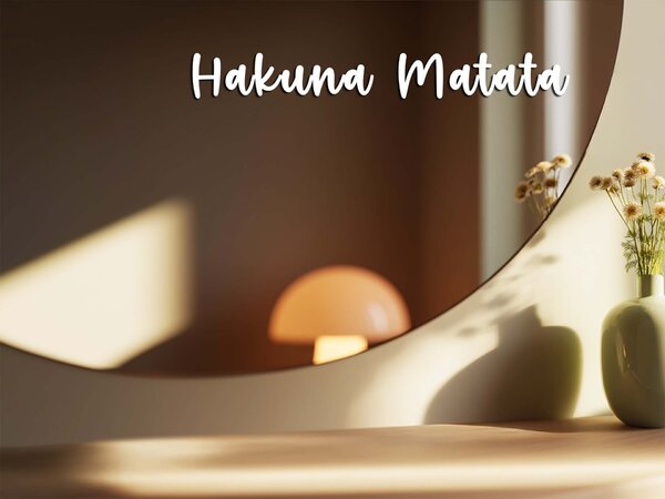 Samolepka na zrcadlo S10 – Hakuna Matata