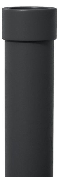 Stojan na slunečník Outsunny kulatý s váhou 15 kg z HDPE plastu s integrovanou rukojetí pro tyče Ø 24-38 mm, velikost Ø 46,5 x 31H cm Černý | Aosom