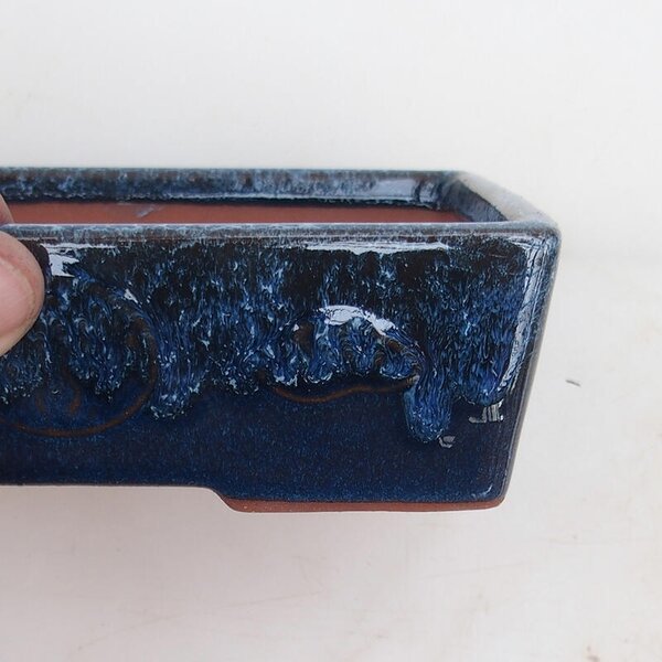 E-bonsai Bonsai miska 16 x 11,5 x 4,5 cm modrá