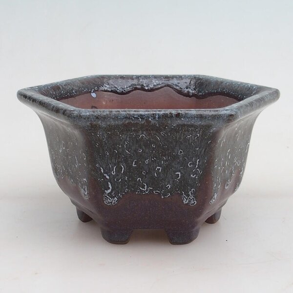 E-bonsai Bonsai miska 13 x 12 x 7 cm vínovošedá