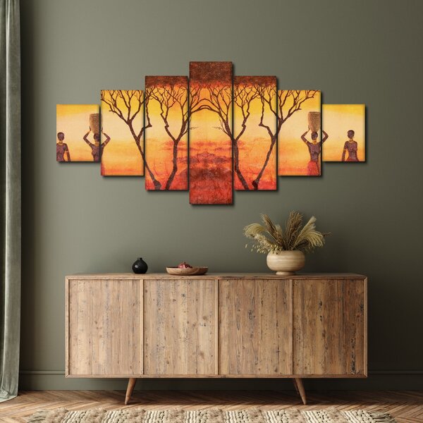 Obraz - Africká savana (210x100 cm)