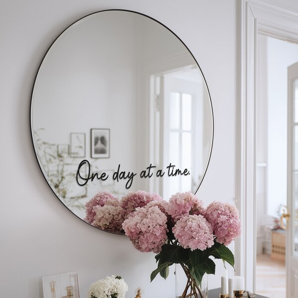 Samolepka na zrcadlo S24 – One day at time