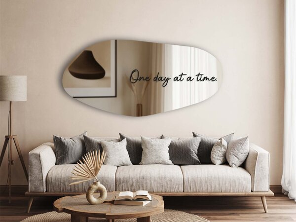 Samolepka na zrcadlo S24 – One day at time