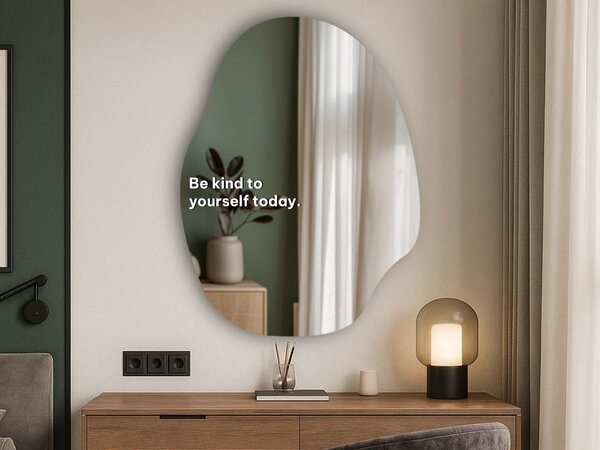 Samolepka na zrcadlo S26 – Be kind to yourself today