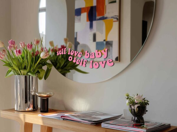 Samolepka na zrcadlo S25 – Self love baby