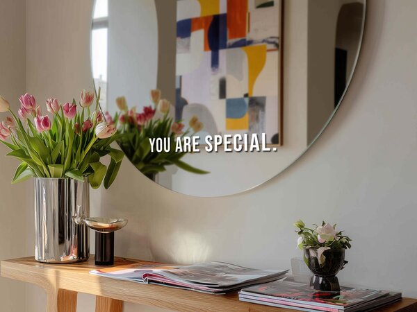Samolepka na zrcadlo S30 – YOU ARE SPECIAL