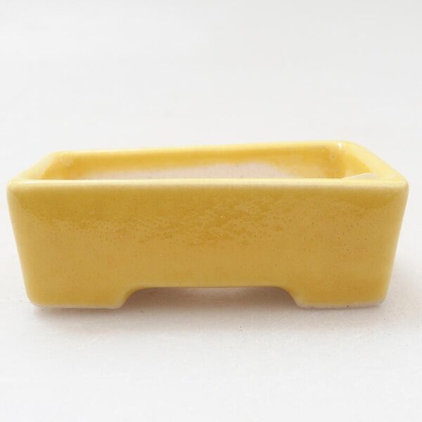 E-bonsai Mini bonsai miska 5 x 3 x 2 cm žlutá