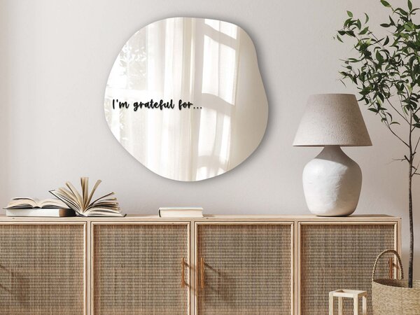 Samolepka na zrcadlo S29 – I’m grateful for