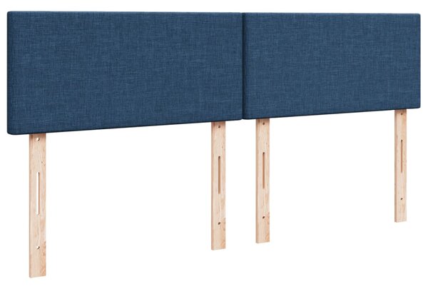 Box spring postel s matrací modrá 180x200 cm textil 3285966