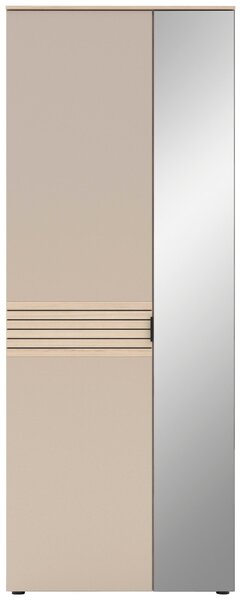 SKŘÍŇ NA ODĚV, barvy dubu, kašmírová, 78/202/38 cm Xora - Šatní skříně