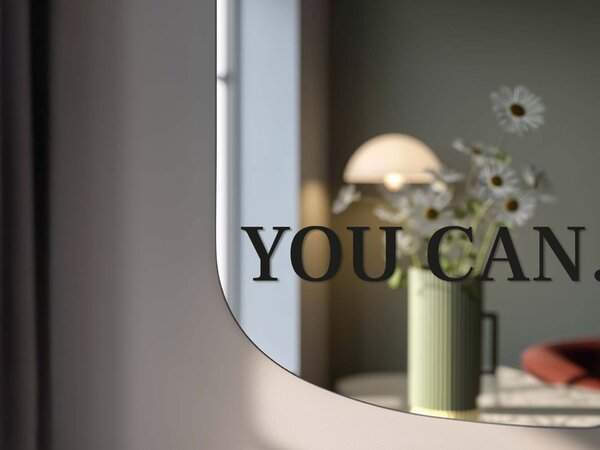 Samolepka na zrcadlo S33 – YOU CAN