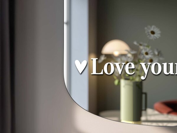 Samolepka na zrcadlo S36 – Love yourself always