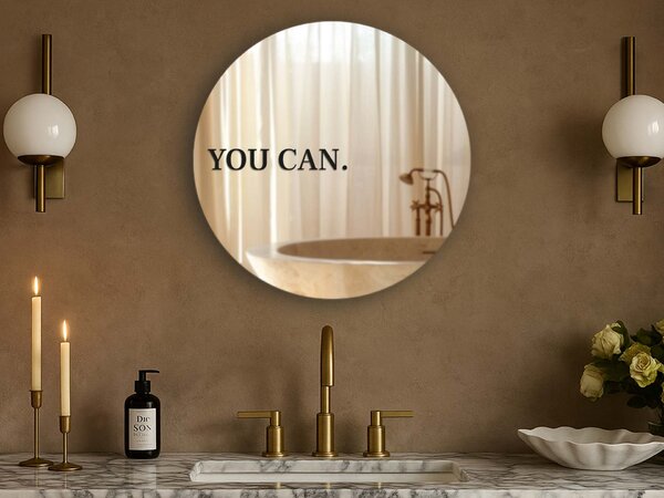Samolepka na zrcadlo S33 – YOU CAN