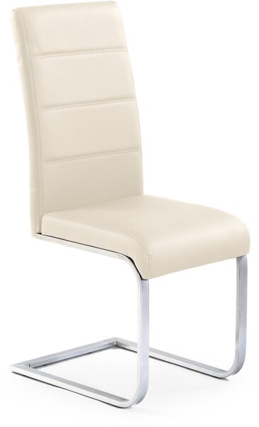 Kovová židle K85, krémová