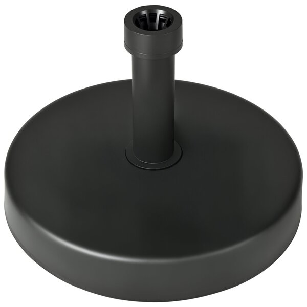 Základna slunečníku Outsunny v PP plastu, max. 18 kg, Ø45x33 cm, černá | Aosom