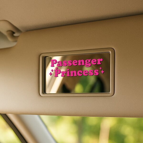 Samolepka na zrcadlo S40 – Passenger princess