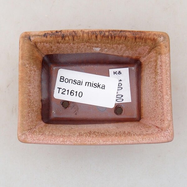 E-bonsai Keramická bonsai miska 8 x 6 x 4 cm růžová