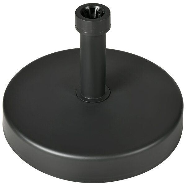 Základna slunečníku Outsunny v PP plastu, max. 18 kg, Ø45x33 cm, černá | Aosom