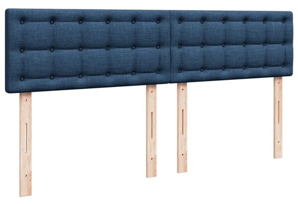 Box spring postel s matrací modrá 180x200 cm textil 3285987